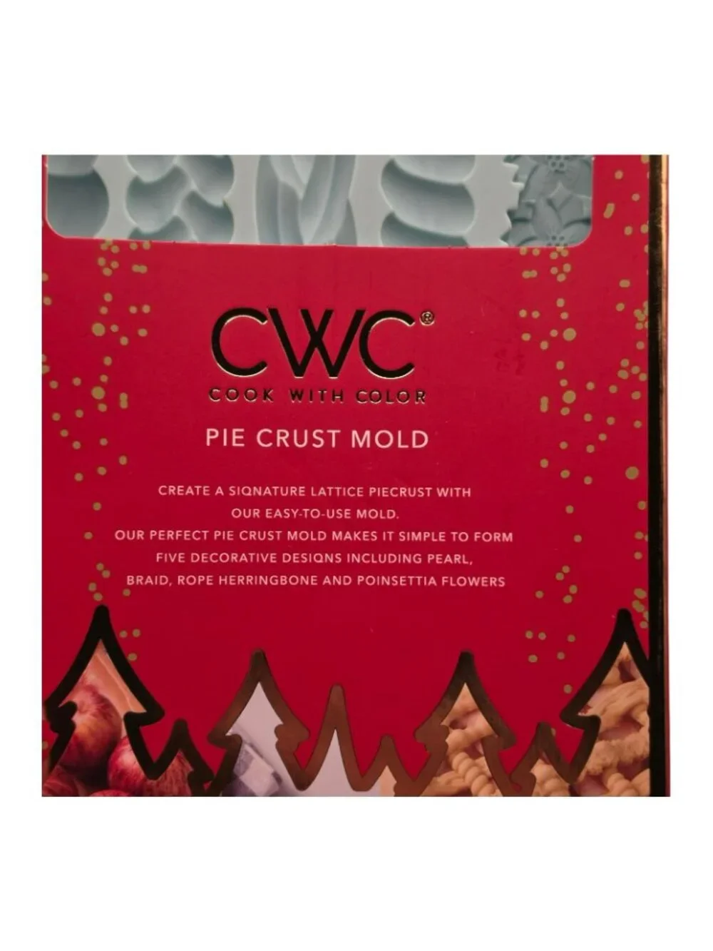CWC Cook With Color Pie Crust Mold 10.5